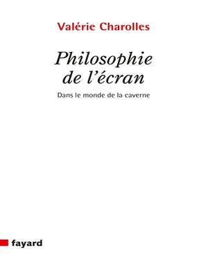 cover image of Philosophie de l'écran